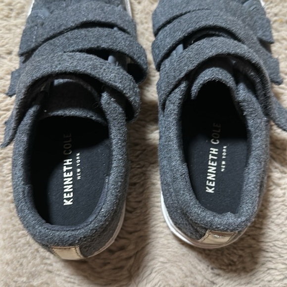Kenneth Cole New York Kingvel Low Top Velcro Gray Fabric Casual Sneakers Size 5M - Picture 5 of 7